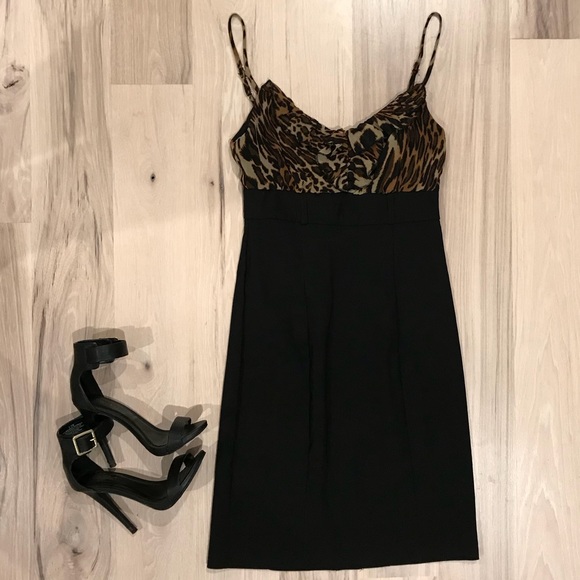 LEOPARD PRINT DRESS - Picture 1 of 4